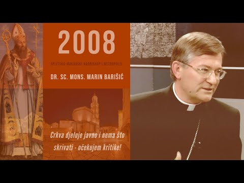 Nadbiskup Barišić 2008: Crkva djeluje javno i nema što skrivati - očekujem kritike!