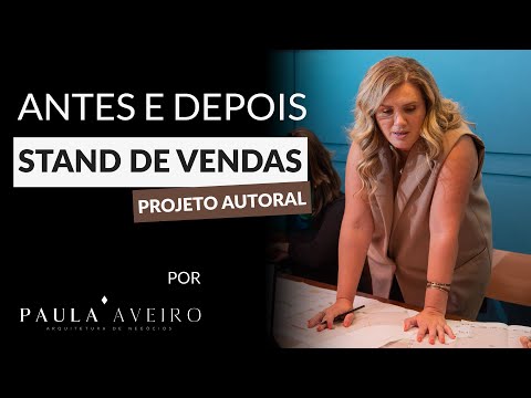 Projeto para Stand de vendas de apartamentos decorados #projetoautoral - por Paula Aveiro