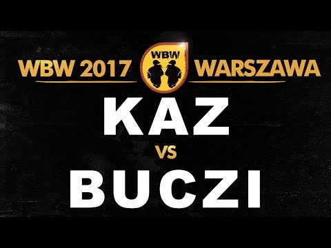 Kaz 🆚 Buczi 🎤 WBW 2017 Warszawa (freestyle rap battle)