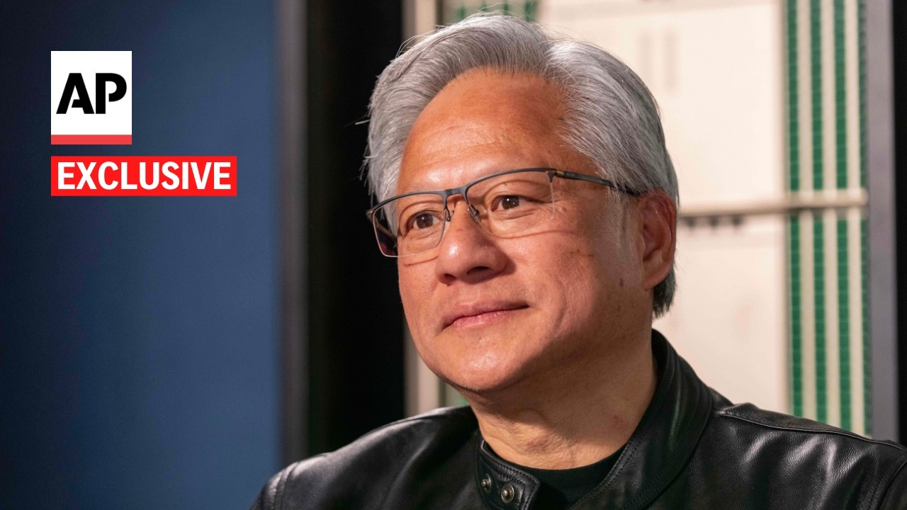 AP EXCLUSIVE: Nvidia CEO Jensen Huang says society needs 'new social norms' in age of AI - YouTube
