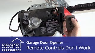 How to Fix a Garage Door Opener That Won't Open the Door: Opener Remotes Don't Work