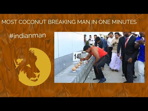 MOST COCONUTS SMASHED IN 1 MINUTE