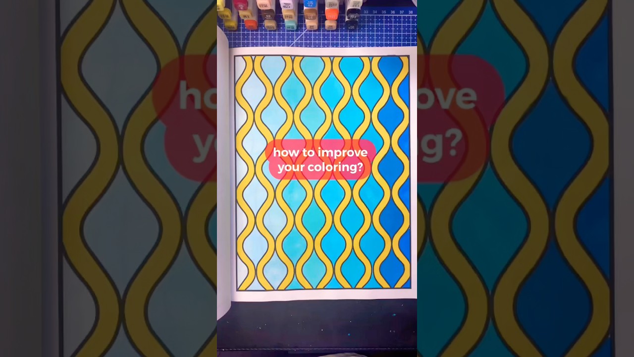 Patterns coloring #coloringpages #coloring ##coloringbook #tutorial #patterns #satisfying #art