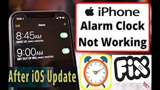 How to Fix iPhone Alarm Clock Not Working Fixed
