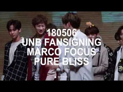 180506 동서울 아트홀 팬싸 유앤비 UNB - 감각 Feeling 마르코 포커스 4k Marco focus cam