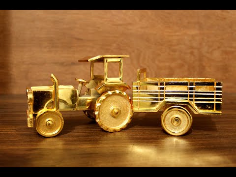Brass Tractor Showpice