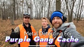 Metal Detecting In The Woods For Purple Gang Stash!