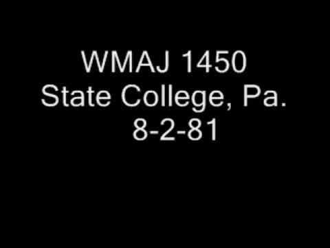 WMAJ 1450 State College, Pa. 1981