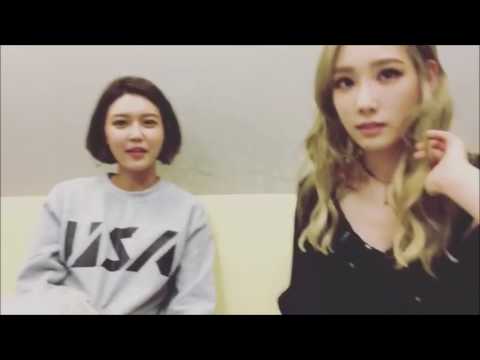 SNSD Taeyeon Instagram and SnapChat videos