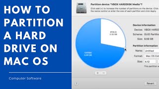 How to partition a hard drive on MacOS in 3 minutes!