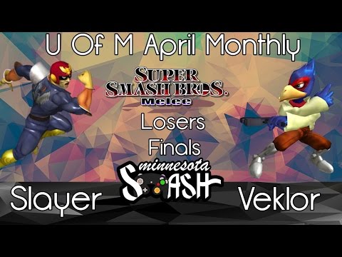 U of M April Monthly - Slayer vs Veklor (SSBM LF)