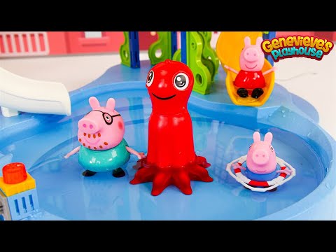 , title : 'Peppa Pig Toy Learning Video for Kids - Peppa Pig Gets a New Pool and Goes Swimming!'