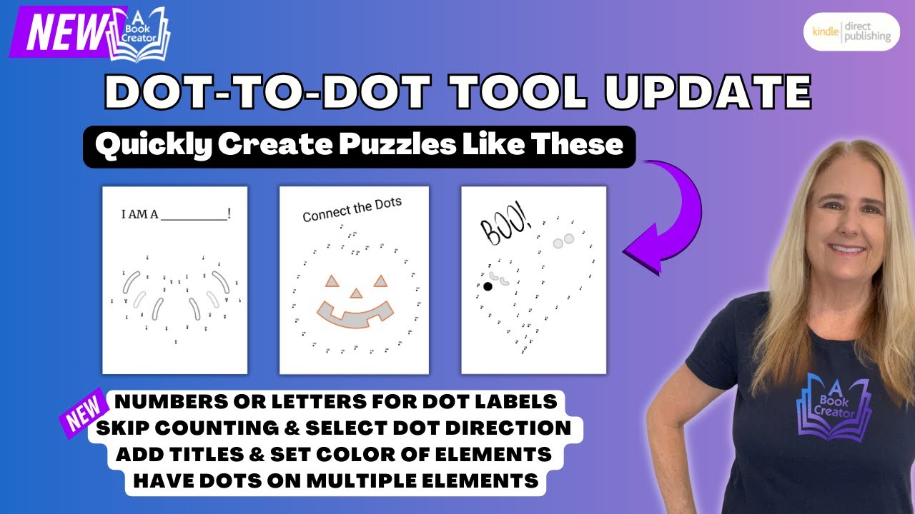Unlock Creativity with the NEW Features in A Book Creator's Dot-to-Dot Tool!