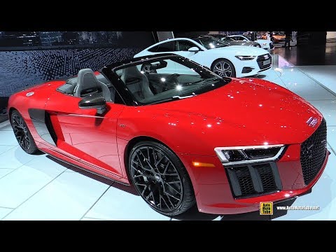 2018 Audi R8 V10 Plus Spyder - Exterior and Interior Walkaround - 2018 Detroit Auto Show