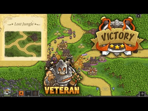 Lost Jungle | Veteran | 3 Stars | Kingdom Rush Frontiers Campaign