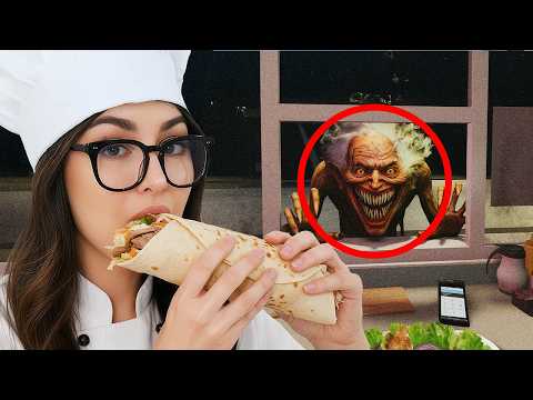 Working A NIGHT SHIFT At SCARY SHAWARMA Kiosk…