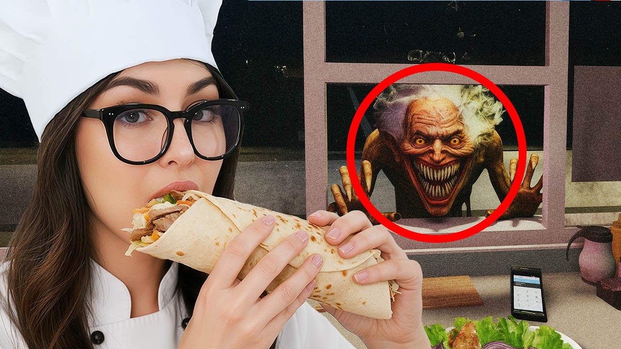 Working A NIGHT SHIFT At SCARY SHAWARMA Kiosk…