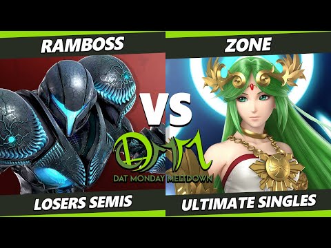 DAT Monday Meltdown 244 Losers Semis - Ramboss (Dark Samus, Sephiroth) Vs. Zone (Palutena) SSBU