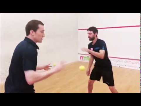 Todd Harrity - Fast feed tennis ball warm up