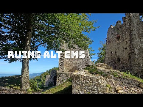 Schlossbergweg zur Ruine Alt Ems