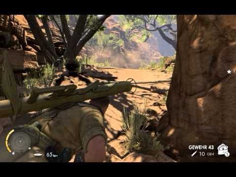 Sniper Elite 3   Save Churchill Part 3 Confrontation  konfrontacja gameplay pl
