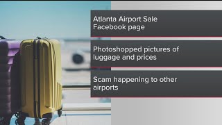 Facebook page claiming to sell luggage from Atlanta airport is a scam