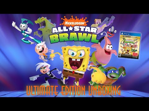 Nickelodeon All Star Brawl Ultimate Edition unboxing (PS4)