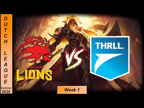 LowLandLions vs Team THRLL Highlights | Dutch League 2020 Summer Week 1