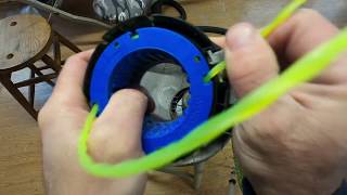 How to change the string on the Kobalt Cordless String Trimmer Model #KST