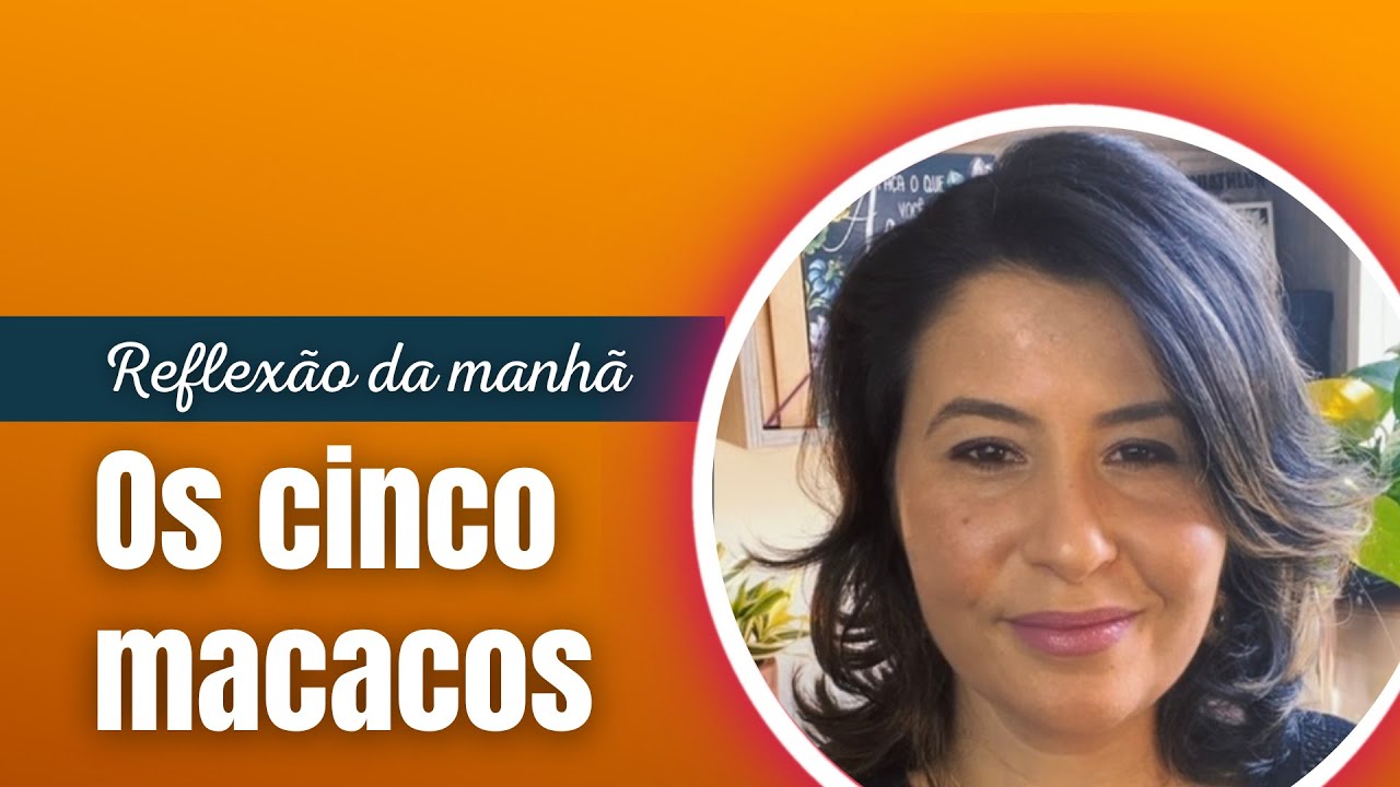"Os cinco macacos" - Reflexão da manhã