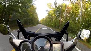 preview picture of video 'Motorcycle ride around Eastman Pond'