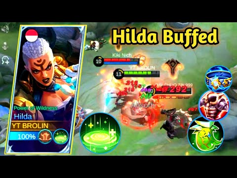 MLBB : Buffed Hilda Best Build Critical Damage 2023 / Build Top 1 Global Hilda ~ Mobile Legends 😏😈😳