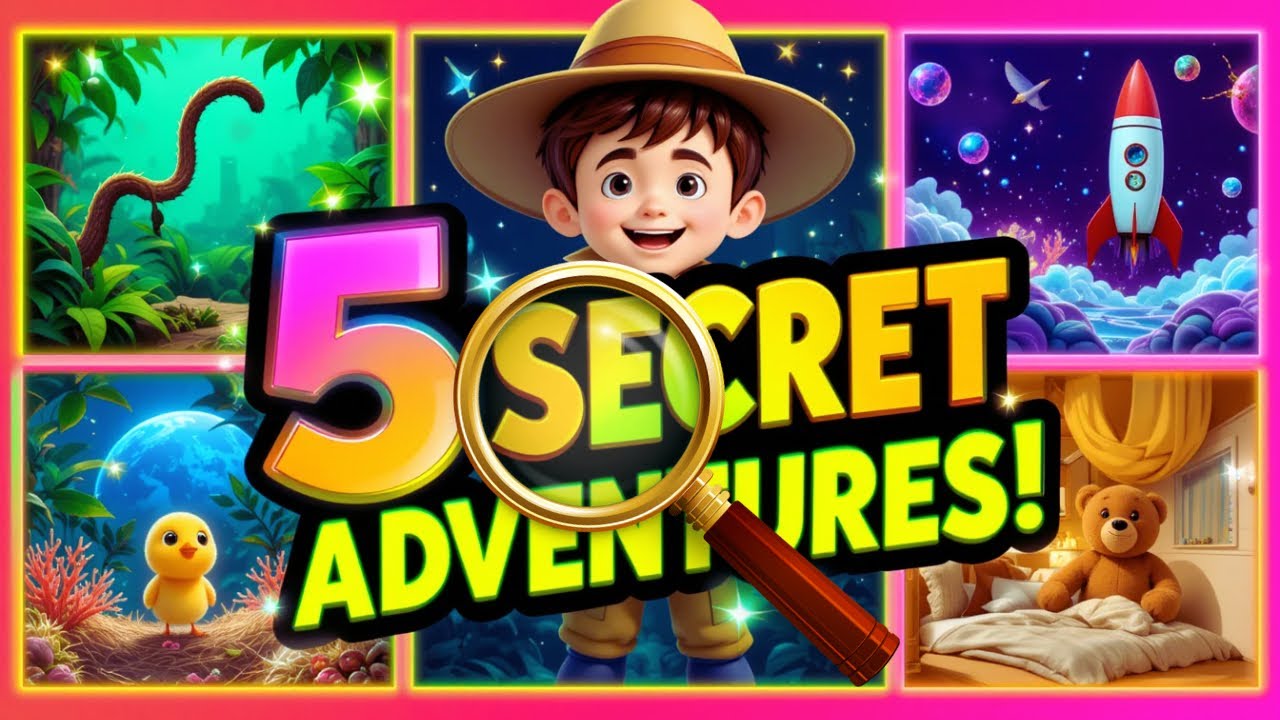 Find Hidden Objects in 5 Magical Worlds | Educational Adventure for kids| Mystery adventure