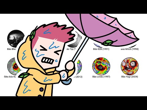 Những cơn bão nguy hiểm nhất lịch sử thế giới