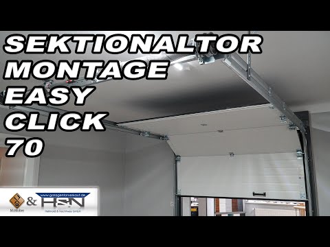 Sektionaltor Typ EasyClick 70 einbauen / Garagentorverkauf.de