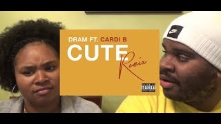 D.R.A.M - CUTE FT CARDI REMIX - REACTION