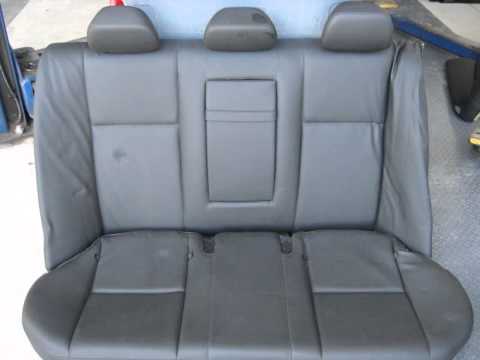 2009 Mercedes C300 Rear seat (2nd row) BLK BENCH/BACK 2 PIECE NIA C PIC - mbiparts.com Used O... OEM