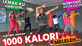 Download lagu AEROBIK PENURUNAN BERAT BADAN | BAKAR 1000 KALORI mp3