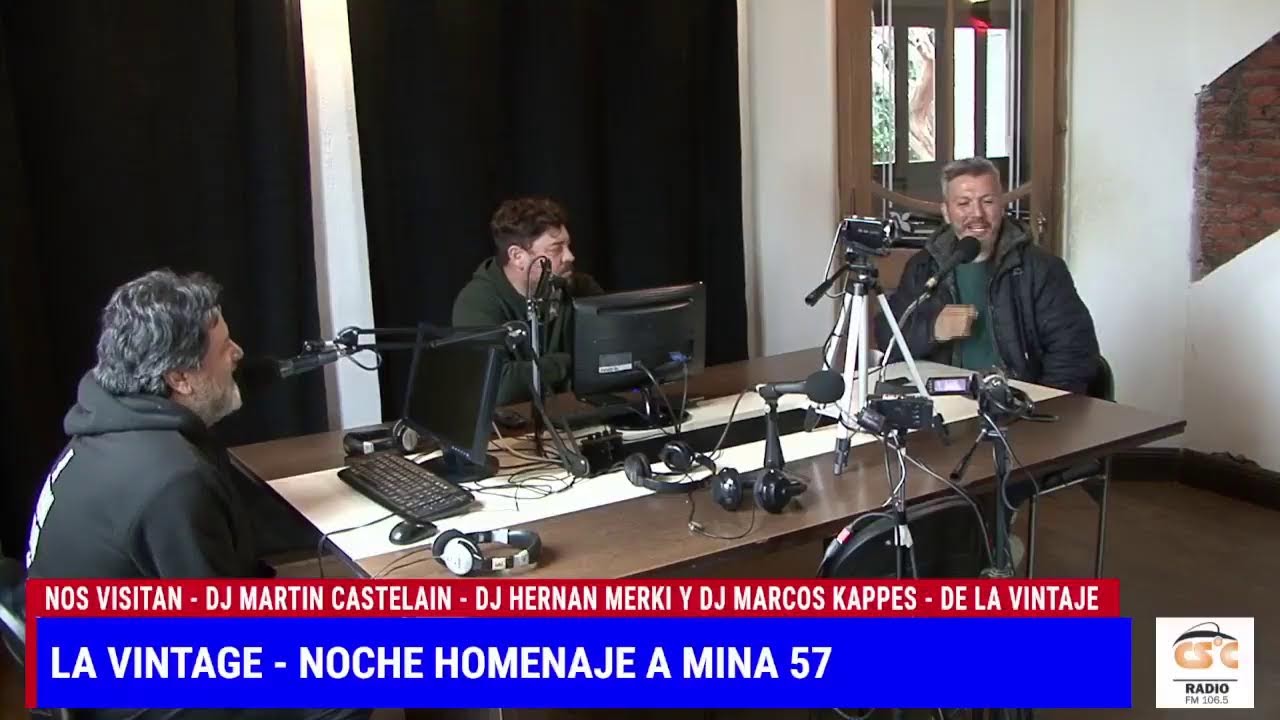 En CSC  radio  Martin Castelain , Marcos Kappes & Hernan Merki   adelantan "La Vintage"Dom 14/jun