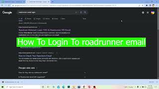How To Login To Roadrunner Email (2022) | Spectrum Login (Step By Step)