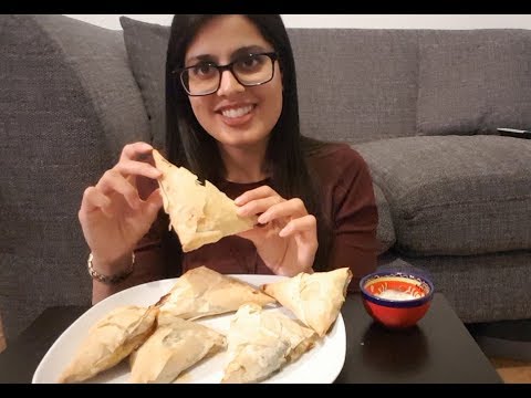 Crunchy Spanakopita Mukbang! 먹방 Mukbang - Eating Show!