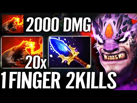 🔥 LION CORE 1ULT 2KILL — 20x Stack FINGER OF DEATH + Aghanim 2000 Damage IMBA Nuker Dota 2 Pro