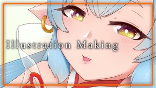 -illustration making-シャトラ【グラブル】