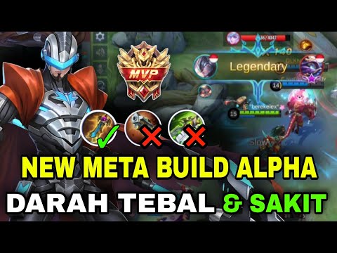 NEW BUILD ALPHA TERSAKIT DAN TERKUAT 2021 - ITEM ALPHA TERSAKIT TOP GLOBAL MOBILE LEGENDS