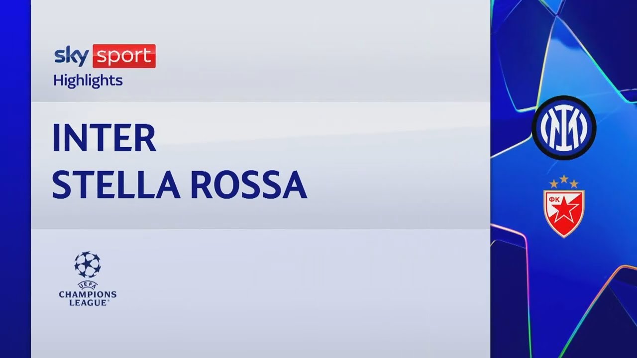 Inter-Stella Rossa 4-0: gol e highlights | Champions League