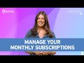 How To Manage All Your Monthly Subscriptions