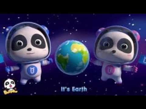 |Cartoon|Little Panda's Space Adventure|Learn About Space Life And Solar System |baby bus cartoon|