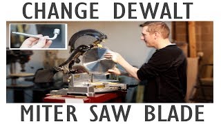 How to Change a Miter Saw Blade | Dewalt