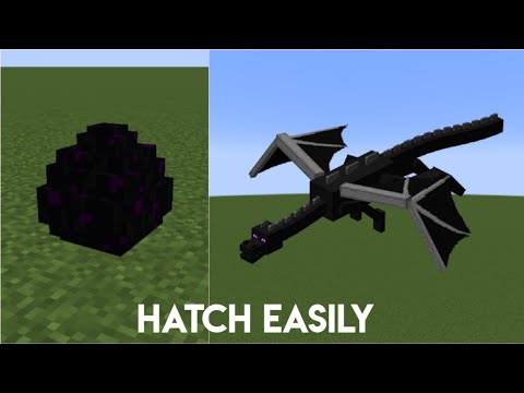Zraft - How to hatch Ender dragon in Minecraft | 1.18+ Working (PE/Java/Bedrock)