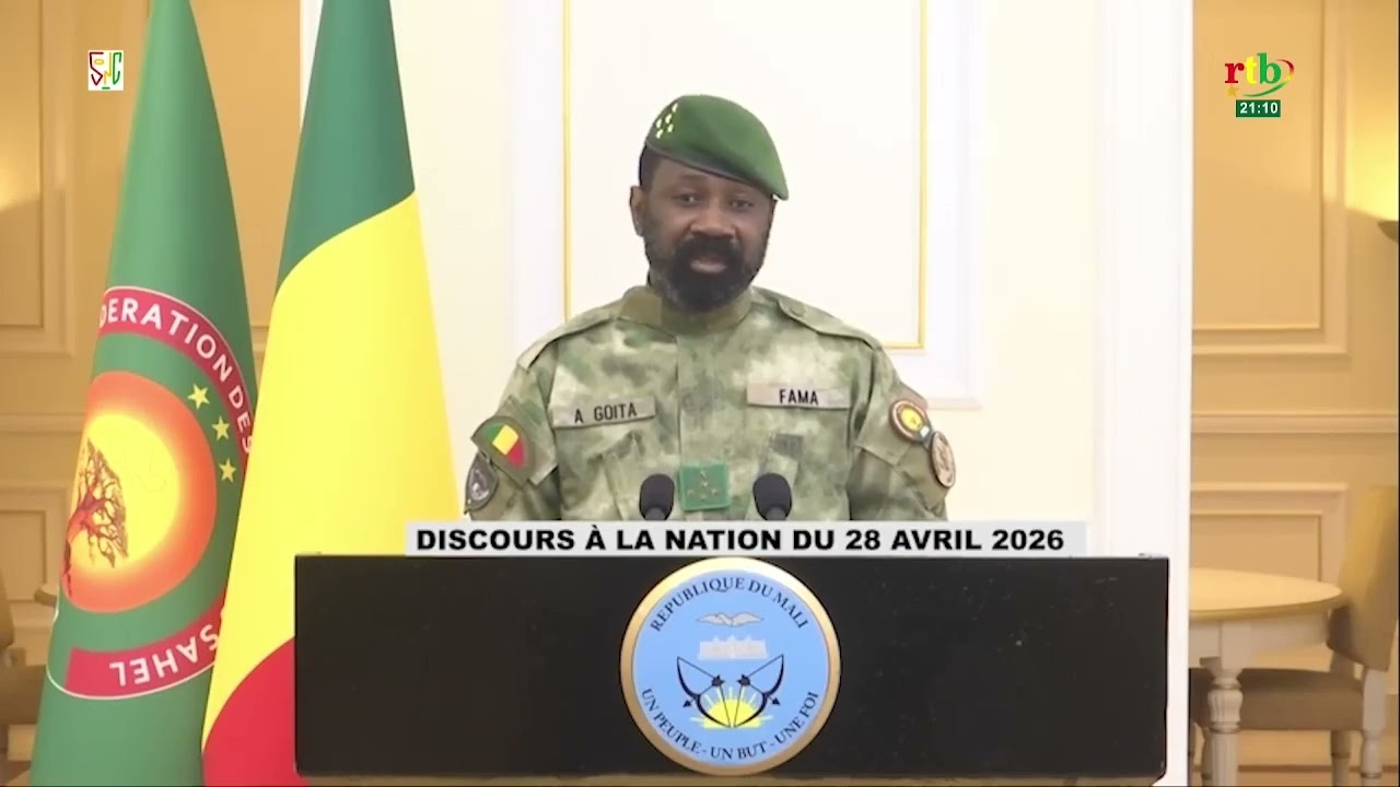 Actualité AES/Mali : le Président de la Transition,  Assimi GOÏTA, s'adresse à la Nation